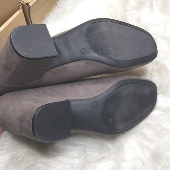 Journee Collections Gwenn boot bootie cutout 10 gray grey - Picture 13 of 14